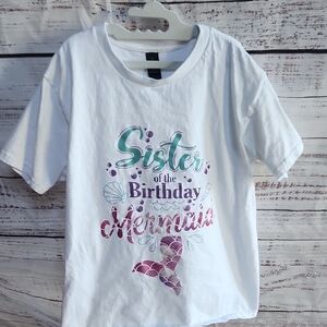 'Sister of the Birthday Mermaid' T-Shirt